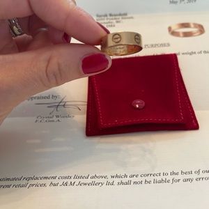 Cartier Rose Gold Love Ring